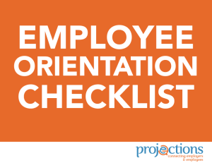 Employee Orientation Checklist